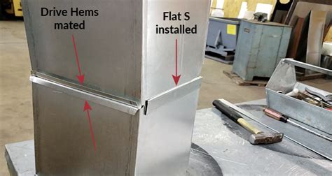 sheet metal drive|Slip and Drive Duct Connection .